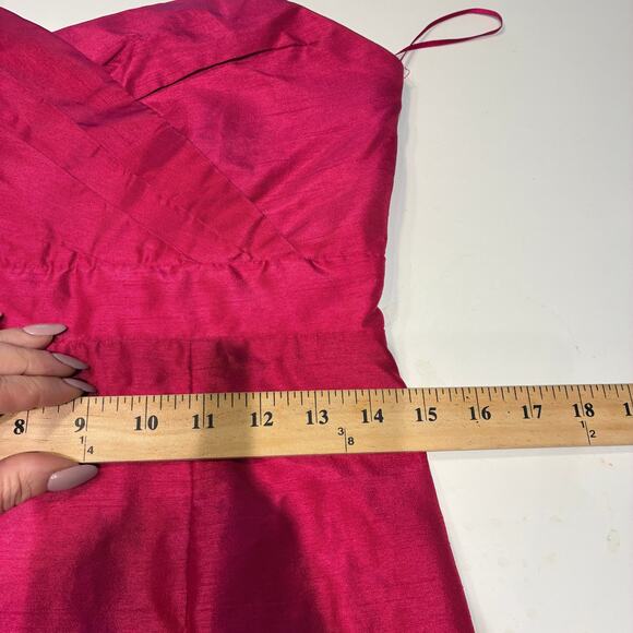 Alieva Fuchsia Strapless Cocktail Dress Sz Medium - Picture 8 of 10